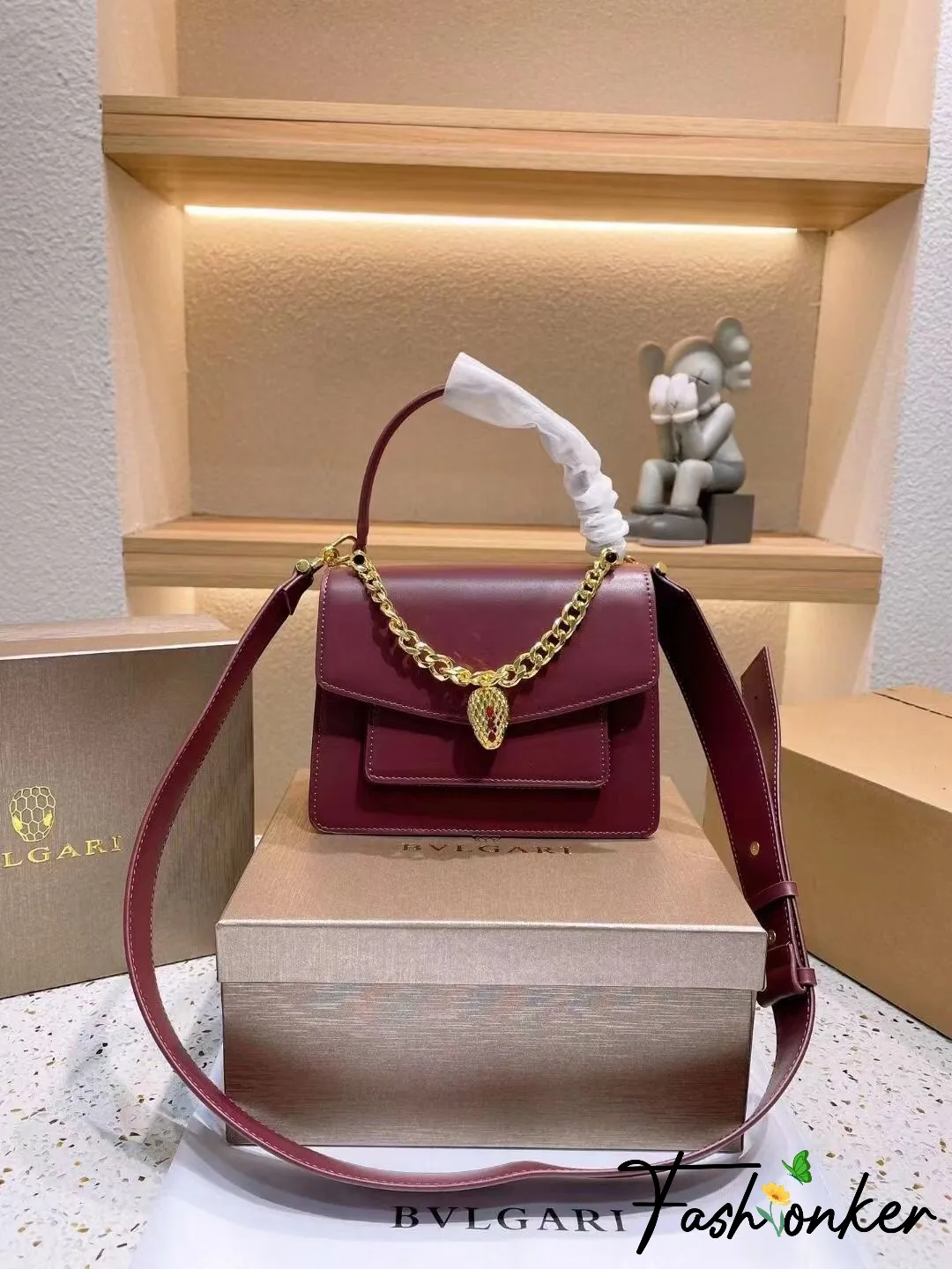 Best Price Bvlgari Maroon Bag