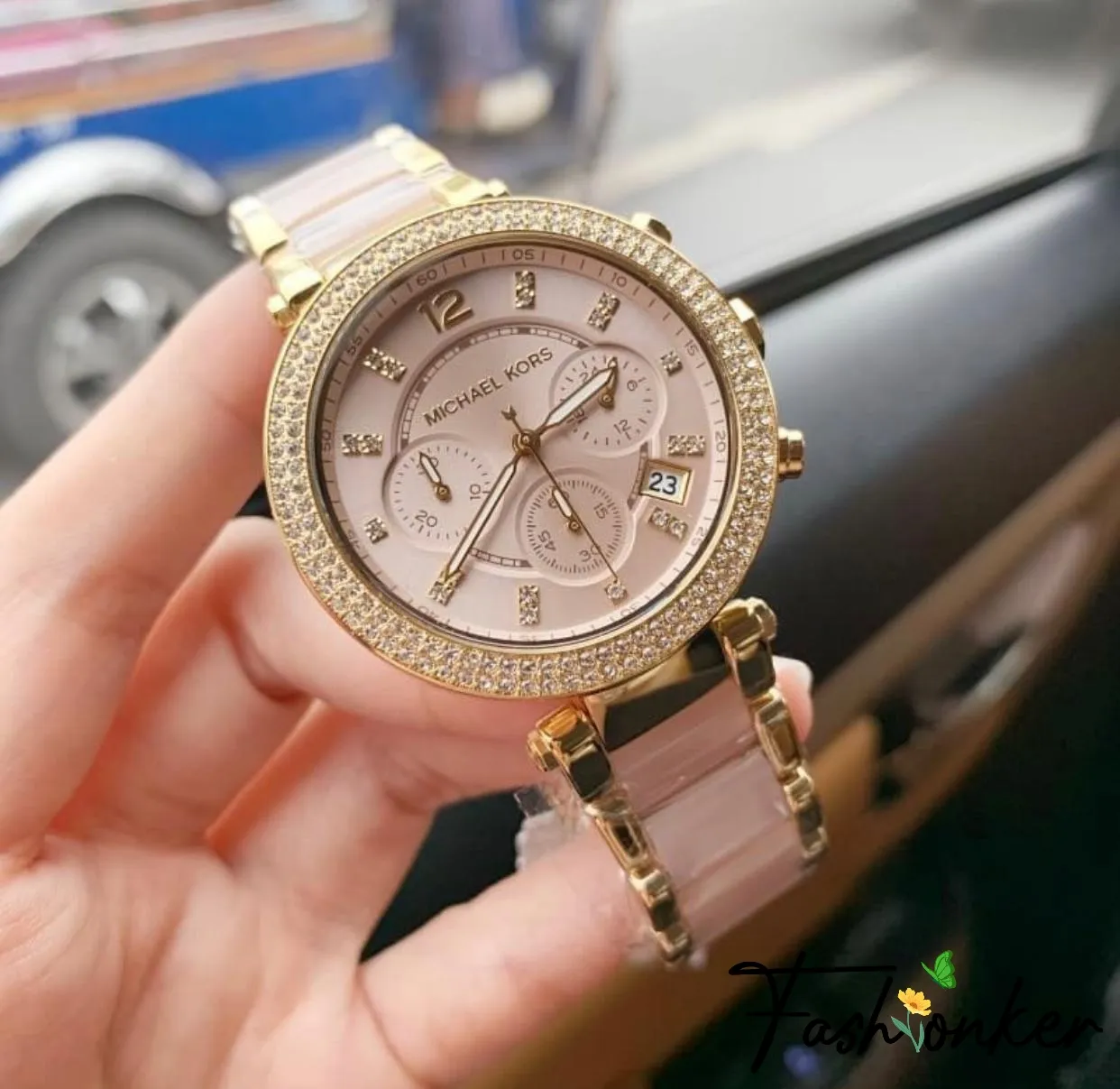 Best Price Michael Kors Parker Chronograph Working Watch