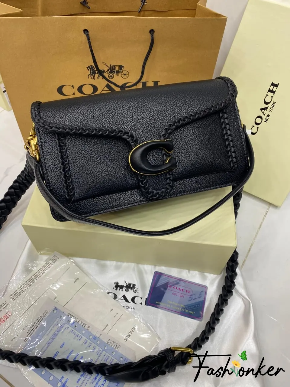 Best Price Coach Tabby Premium Quality 