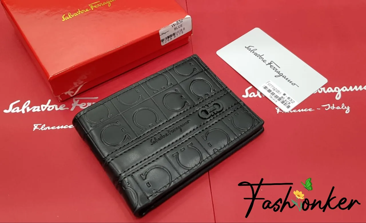 Best Price Salvatore Ferragamo Wallet Logo Pattern